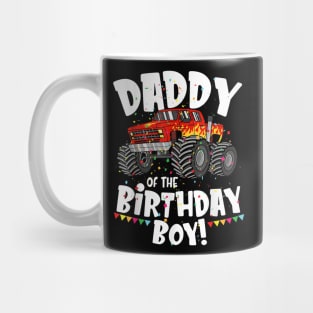 Monster Truck Daddy Of The Birthday Boy Mug